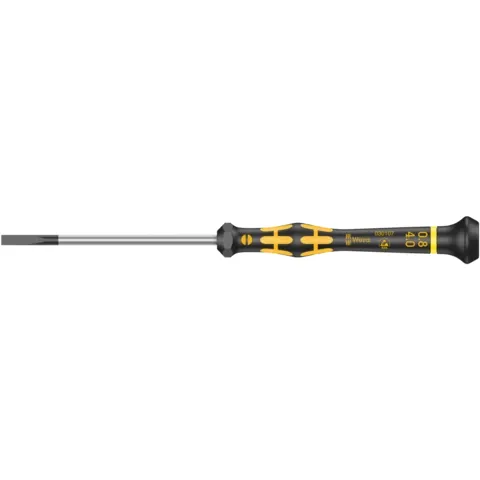 Wera 1578 A ESD Kraftform Micro screwdriver for slotted screws, 0.16 x 0.8 x 40 mm (series photo)