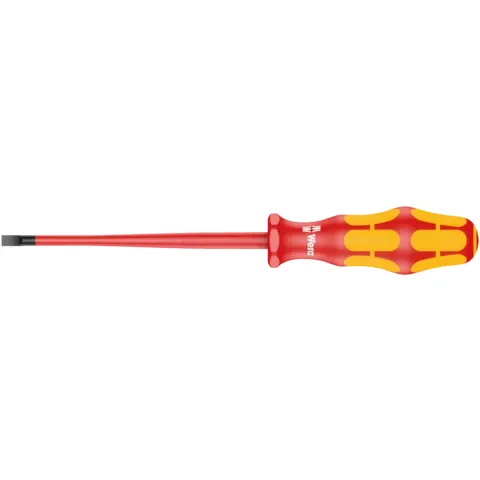 Wera 160 iS VDE Insulated screwdriver with reduced blade diameter for slotted screws, 1 x 5.5 x 125 mm (series photo)
