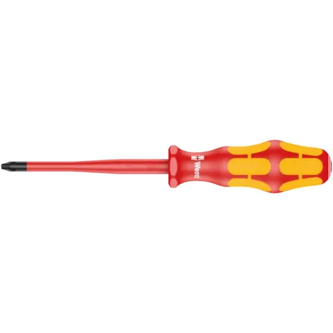 Wera 162 iSS PH VDE Insulated screwdriver with reduced blade diameter for Phillips screws, PH 2 x 100 mm (series photo)