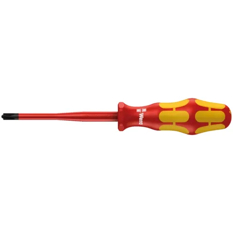 Wera 165 iSS PZ/S VDE Insulated screwdriver with reduced blade diameter for PlusMinus screws (Pozidriv/slotted), # 1 x 80 mm (series photo)