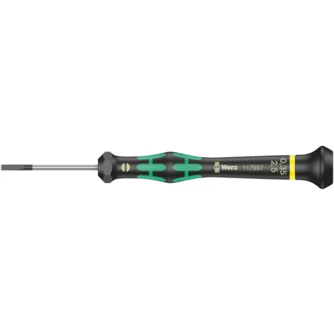 Wera 2035 Screwdriver for slotted screws for electronic applications, 0.35 x 2.5 x 40 mm (series photo)