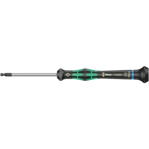 Wera 2052 Ball end hexagon screwdriver for electronic applications, 2.5 x 60 mm (series photo)