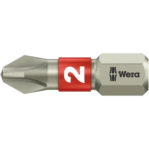 Wera 3851/1 TS bits, stainless, PH 1 x 25 mm (series photo)