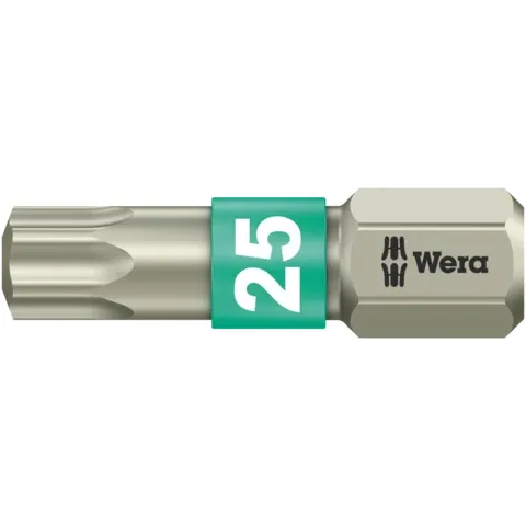 Wera 3867/1 TS TORX® bits, stainless, TX 10 x 25 mm (series photo)