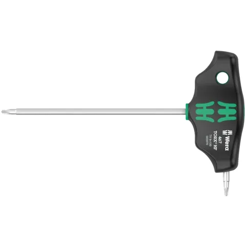 Wera 467 TORX® HF T-handle screwdriver with holding function, TX 10 x 100 mm (series photo)