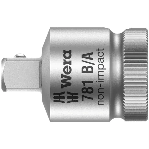 Wera 781 B 3/8" Connection parts, 781 B/A x 1/4 x 27 mm x 3/8" (series photo)