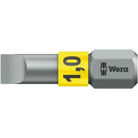 Wera 800/1 BTZ bits, 1.2 x 6.5 x 25 mm (series photo)