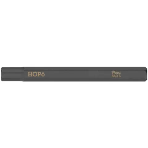 Wera 840 S Hex-Plus bits for impact screwdrivers, 1/8" x 70 mm (series photo)