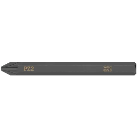 Wera 855 S Pozidriv bits for impact screwdrivers, PZ 2 x 70 mm (series photo)