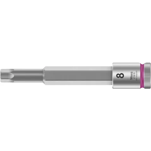 Wera 8740 B Zyklop bit socket with 3/8" drive, with extra slim profile area, 4 x 107 mm (series photo)