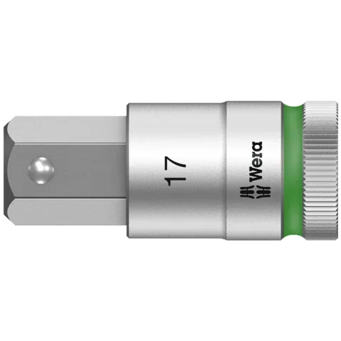 Wera 8740 C HF Zyklop bit socket with 1/2" drive with holding function, 5 x 140 mm (series photo)