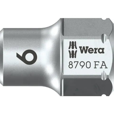 Wera 8790 FA Zyklop socket with 1/4" and Hexagon 11 drive, 13 x 18 mm (series photo)