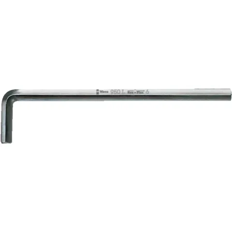 Wera 950 L L-key, metric, chrome-plated, 3 x 126 mm (series photo)