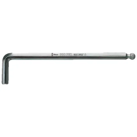 Wera 950 PKL L-key, metric, chrome-plated, 10 x 219 mm (series photo)
