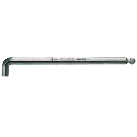 Wera 950 PKLS L-key, metric, chrome plated, 2.5 x 112 mm (series photo)