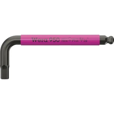 Wera 950 SPKS L-key Multicolour, Imperial, BlackLaser, 1/4" x 100 mm (series photo)