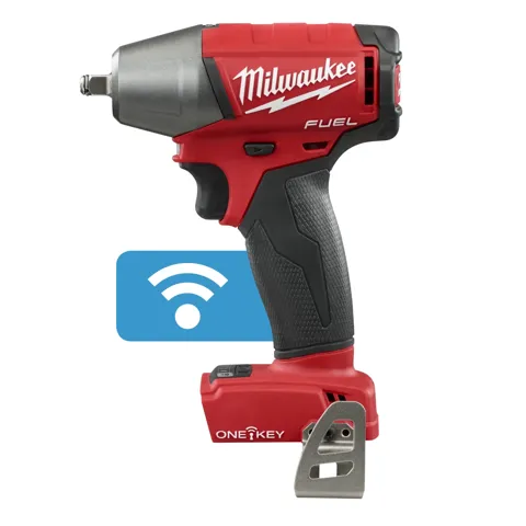 Milwaukee M18 FUEL with ONE-KEY 3/8" Compact Impact Wrench w/ Friction Ring