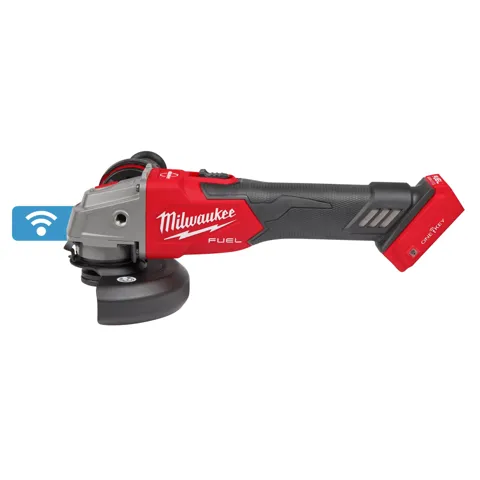 Milwaukee M18 FUEL 4-1/2" / 5" Braking Grinder w/ ONE-KEY Slide Switch, Lock-On