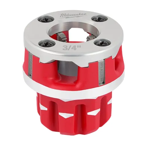 Milwaukee Compact 3/4" Alloy NPT Portable Pipe Threading Forged Aluminum Die Head