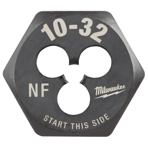 Milwaukee 10-32 NF 1-Inch Hex Threading Die