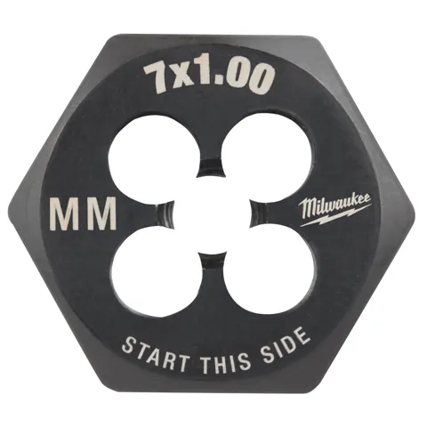 Milwaukee M7-1.00 mm 1-Inch Hex Threading Die
