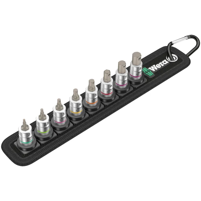 Belt A 2 Zyklop In-Hex-Plus bit socket set with holding function, 1/4" drive