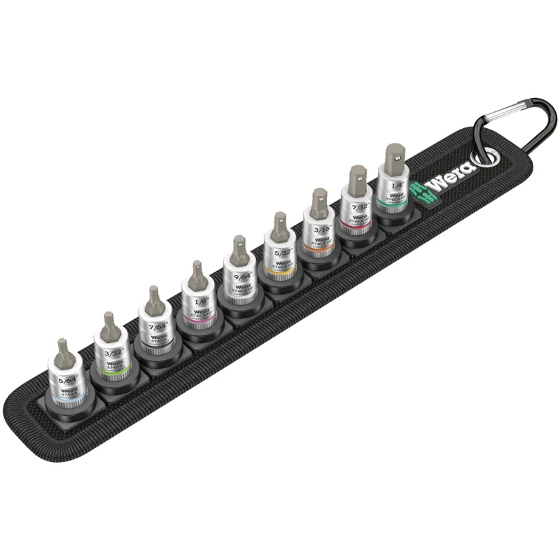 Belt A Imperial 1 Zyklop In-Hex-Plus bit socket set with holding function, 1/4" drive