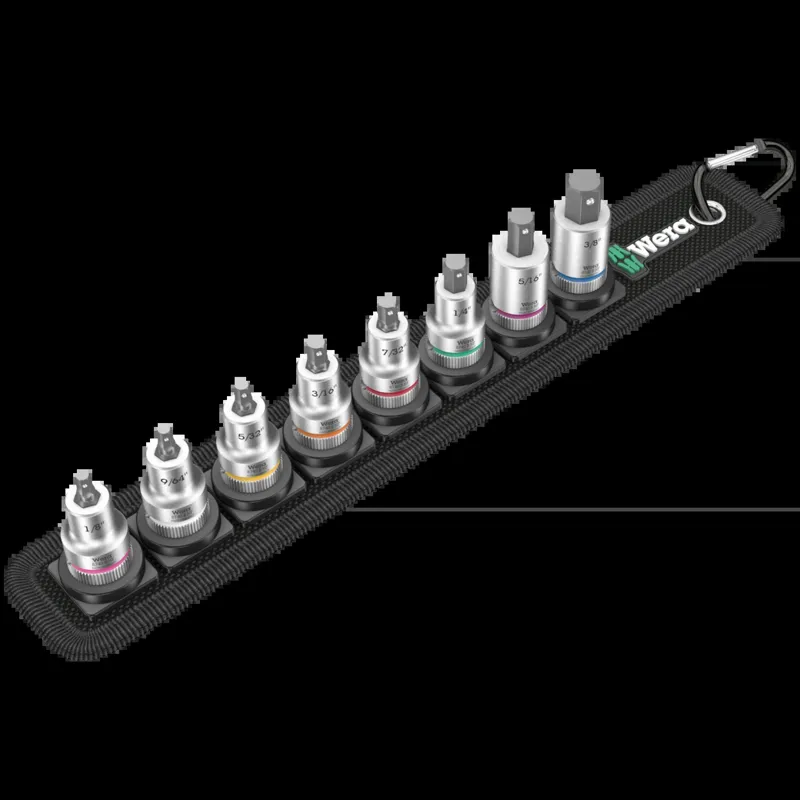 Belt B Imperial 1 Zyklop bit socket set with holding function for hexagon socket screws, 3/8" drive