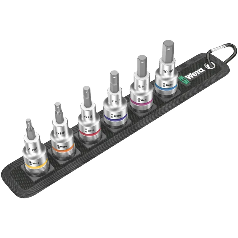 Belt C 2 Zyklop In-Hex-Plus bit socket set with holding function, 1/2" drive