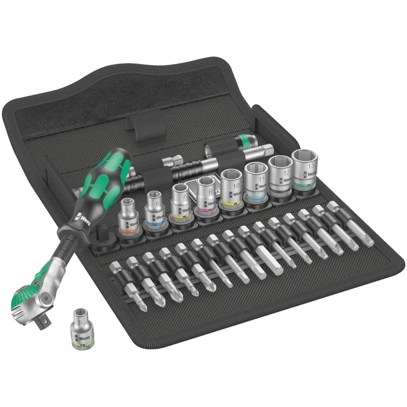8100 SA 6 Zyklop Speed Ratchet Set, 1/4" drive, metric