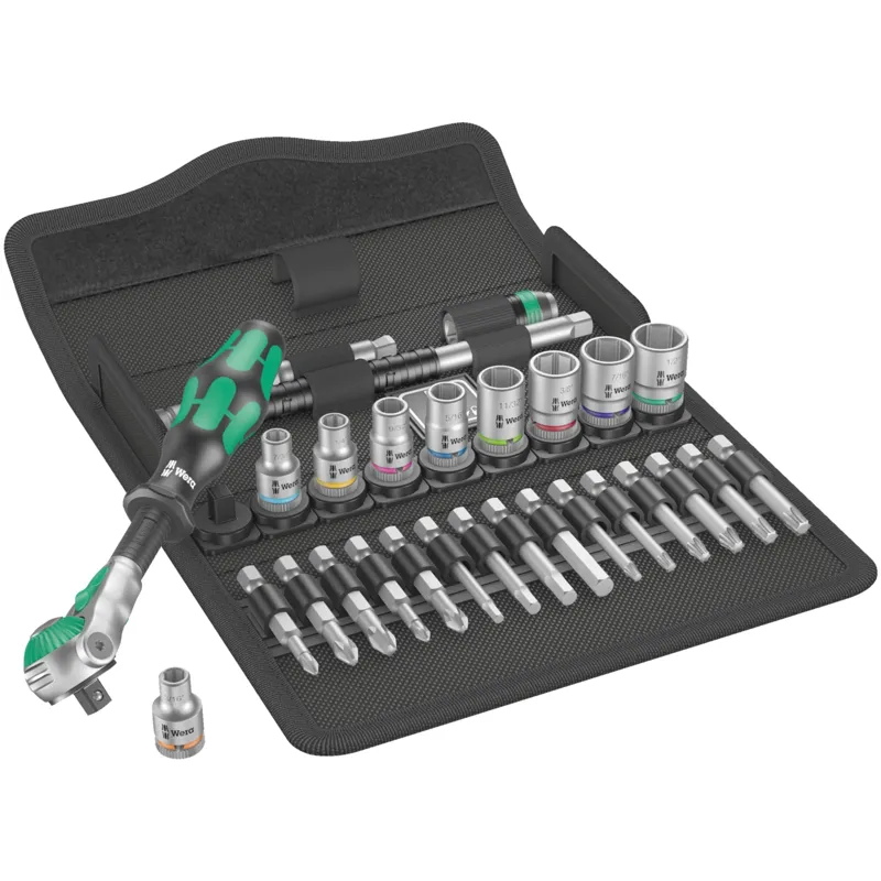 8100 SA 9 Zyklop Speed Ratchet Set, 1/4" drive, imperial