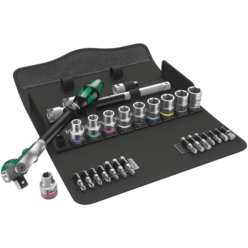 8100 SC 9 Zyklop Speed Ratchet Set, 1/2" drive, imperial