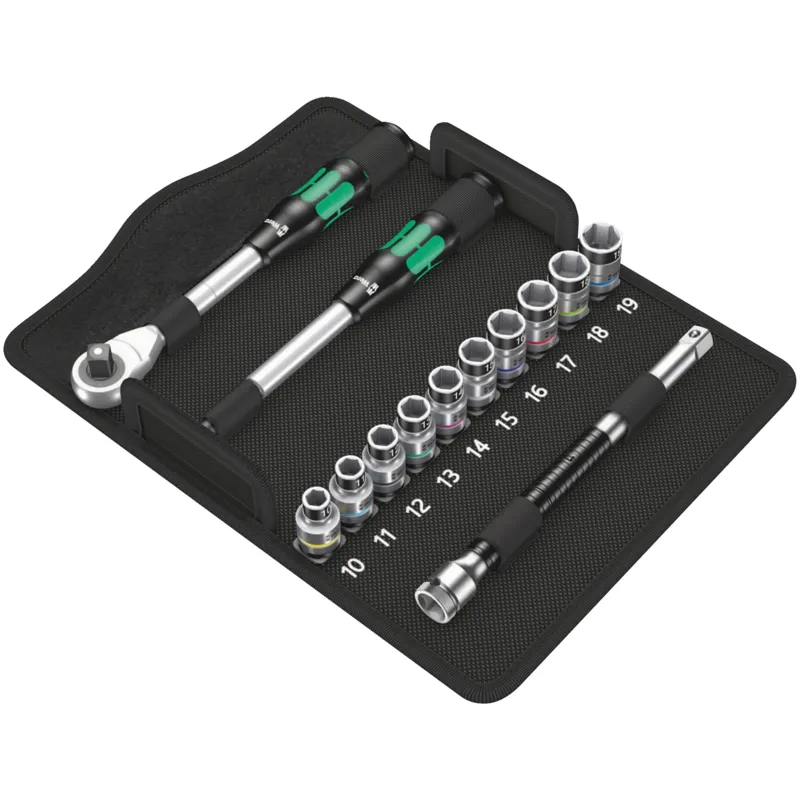 8006 SC 1 Zyklop Hybrid Ratchet Set, 1/2" drive, metric