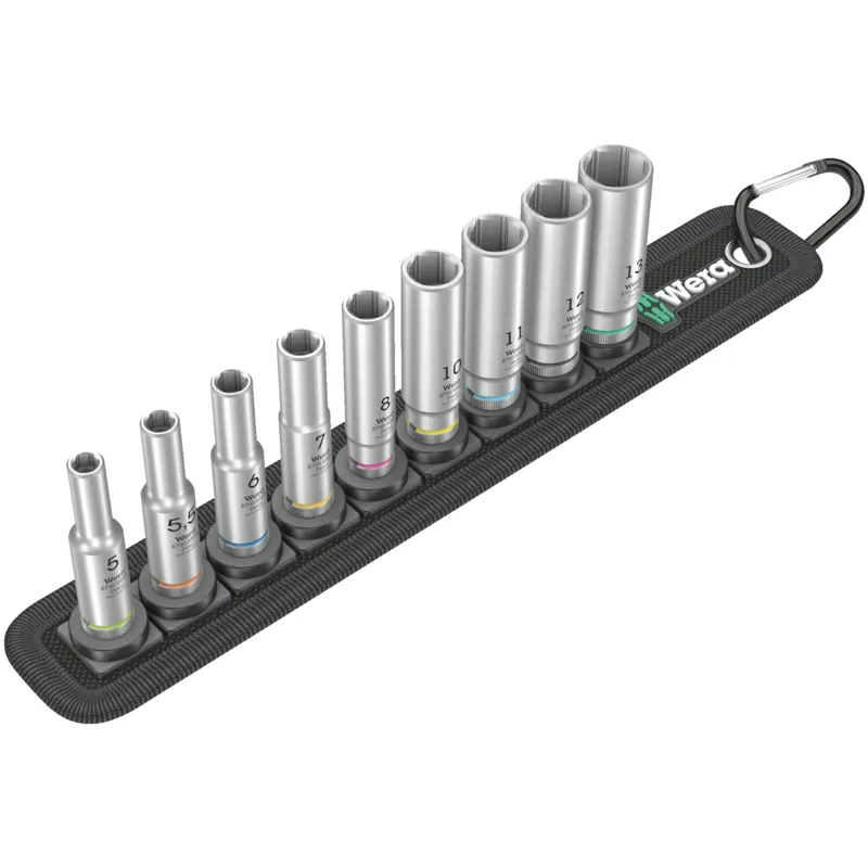 Belt A Deep 1 socket set, 1/4" drive