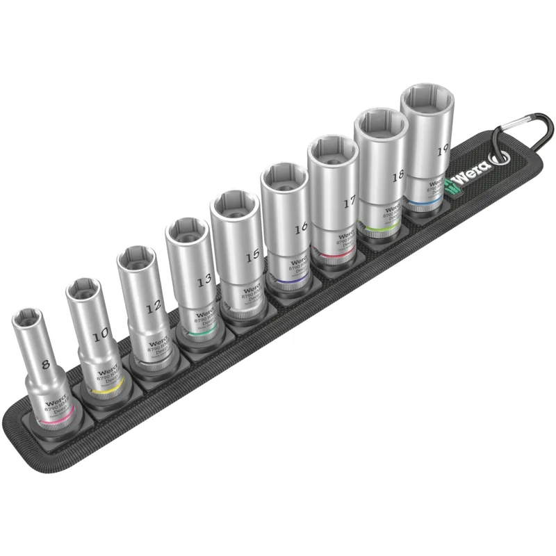 Belt B Deep 1 socket set, 3/8" drive
