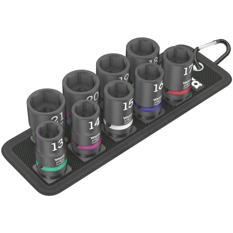Belt C Impaktor 1 socket set, 1/2" drive