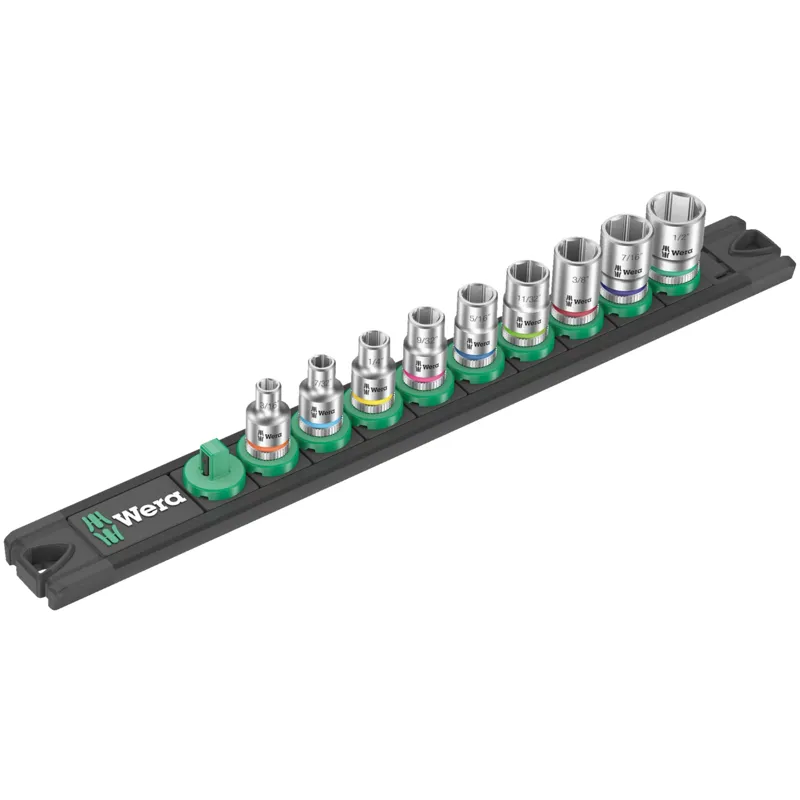 Magnetic socket rail A Imperial 1 Zyklop socket set, 1/4" drive, imperial