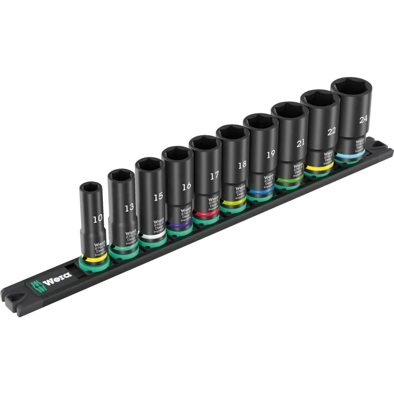 9660 Magnetic rail B Impaktor Deep 1 socket set, 3/8" drive