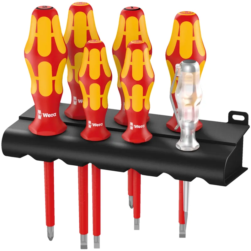 160 i/165 i/7 Rack Screwdriver set Kraftform Plus Series 100, single-pole phase tester and rack
