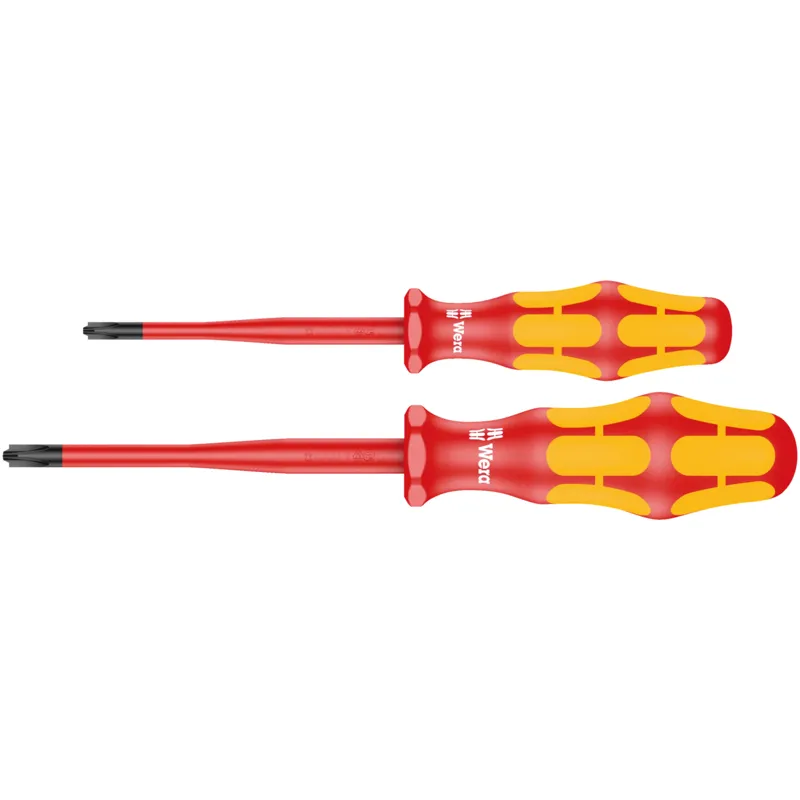 165 iS PZ/S # 1 + 2 Screwdriver set Kraftform Plus series 100. With reduced blade diameter