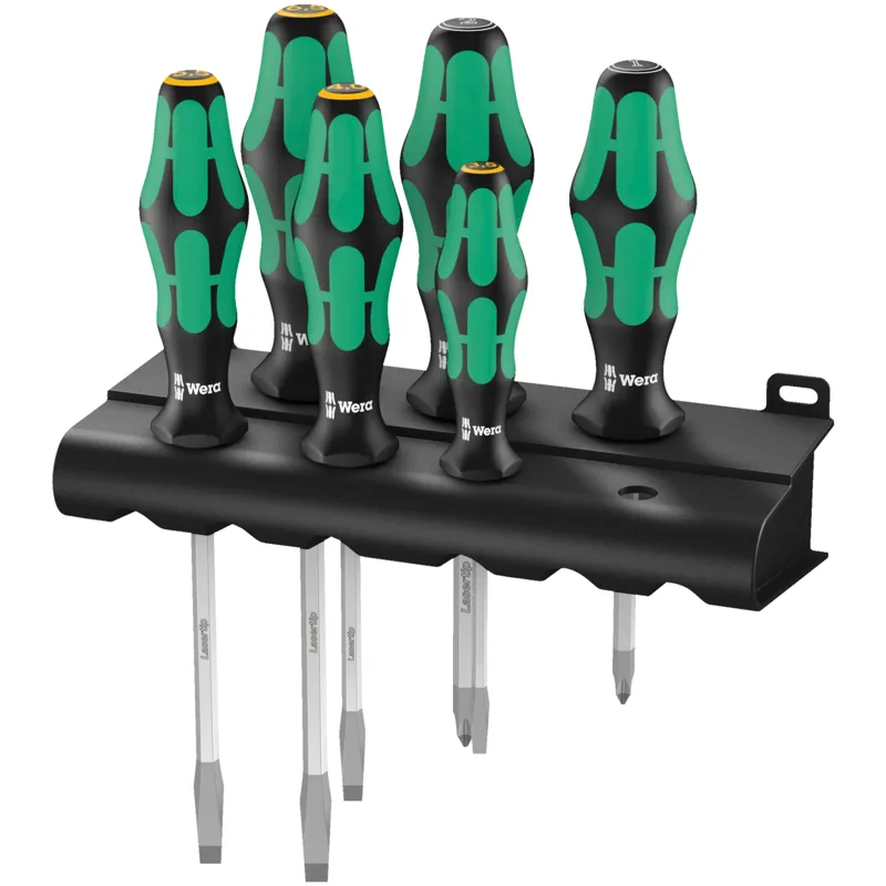 334/355 SK/6 Screwdriver set Kraftform Plus Lasertip and rack