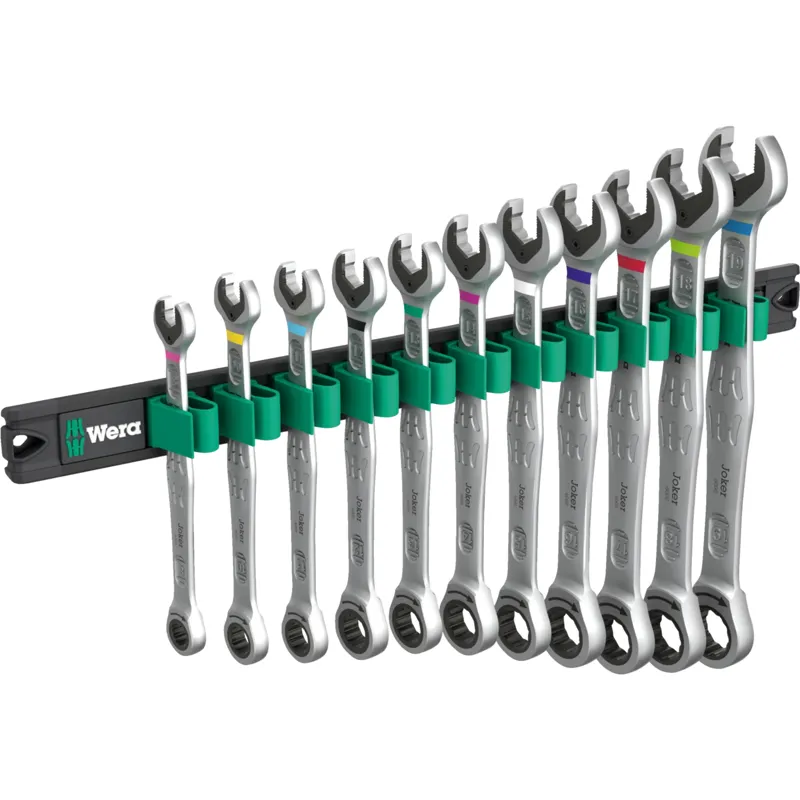 9630 Magnetic rail 6000 Joker 1 Ratcheting combination wrenches set