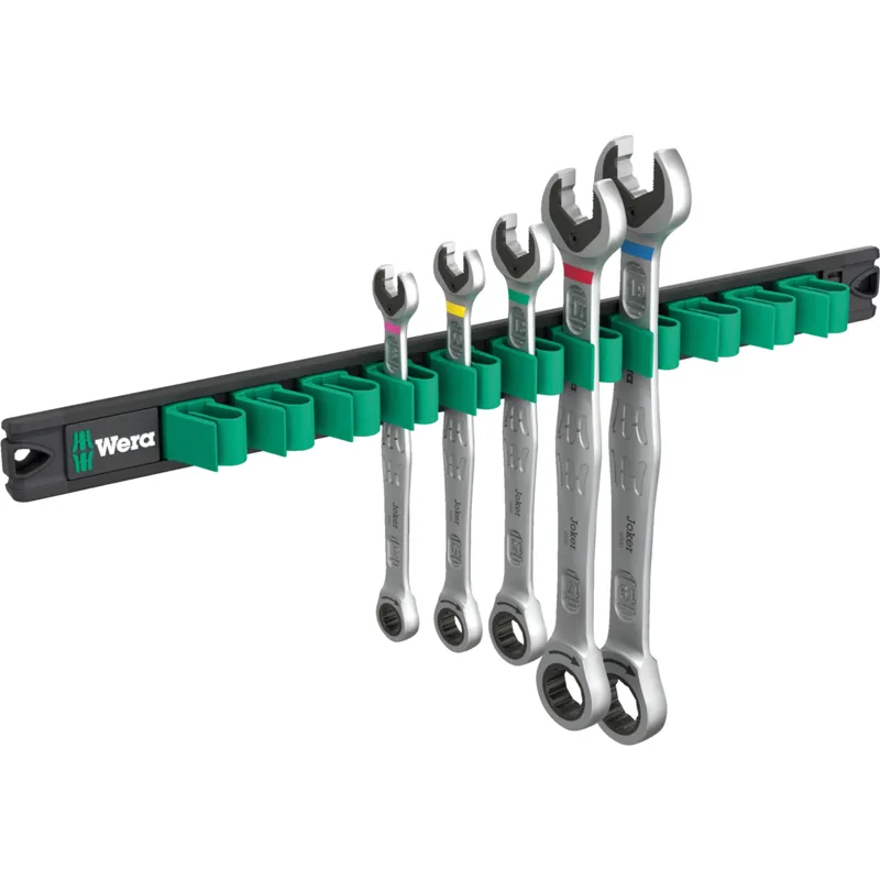 9631 Magnetic rail 6000 Joker 2 Ratcheting combination wrenches set