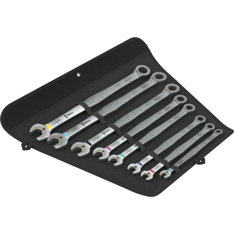 6007 Joker Imperial 8 Set 1 Ratcheting combination spanner set, imperial