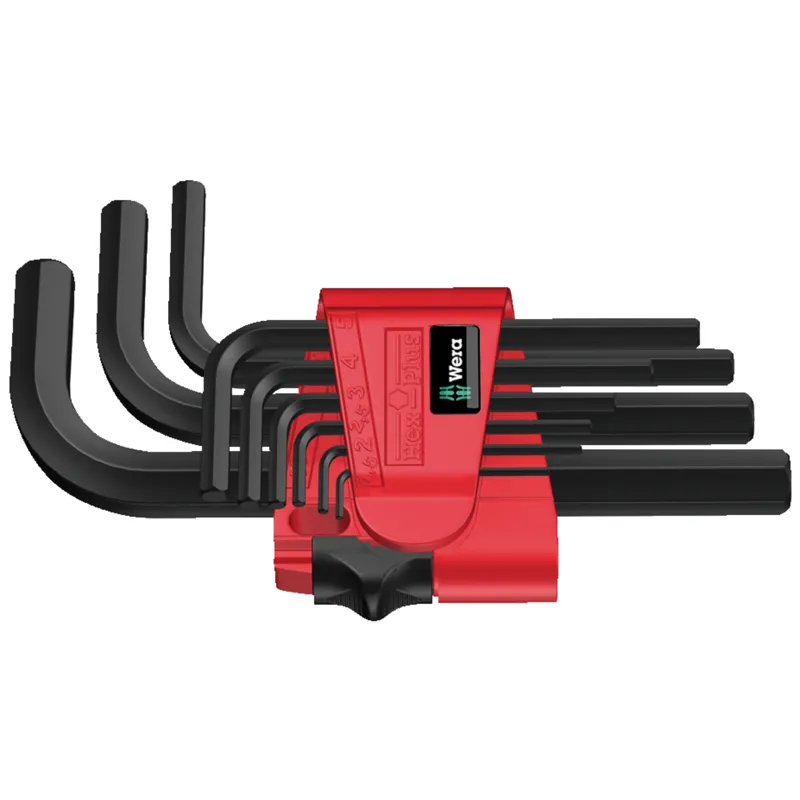 950/9 Hex-Plus 7 L-key set, metric, BlackLaser
