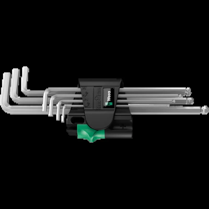 950/7 Hex-Plus Magnet 1 Magnetic L-key set, metric, chrome-plated