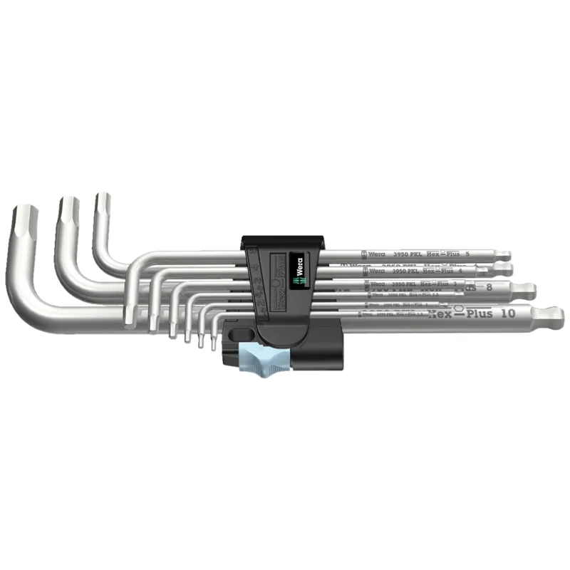 3950/9 Hex-Plus Stainless 1 L-key set, metric, stainless