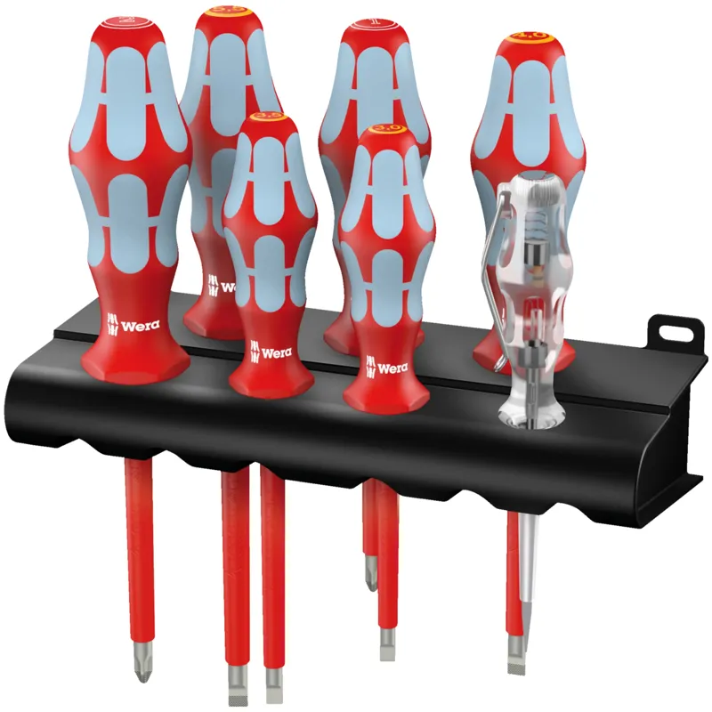 3160 i/7 Screwdriver set, stainless and rack