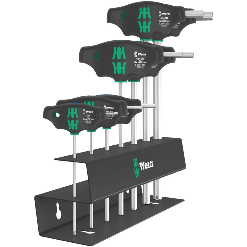 454/7 HF Set 2 Screwdriver set T-handle Hex-Plus screwdrivers with holding function