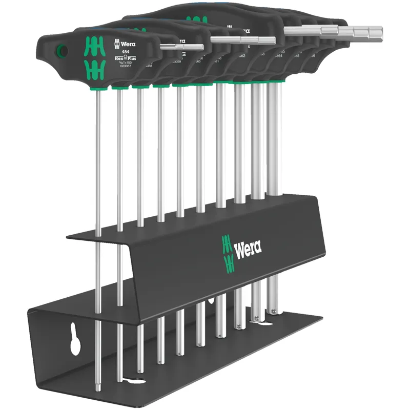 454/10 HF Set Imperial 2 Screwdriver set T-handle Hex-Plus screwdrivers with holding function, imperial